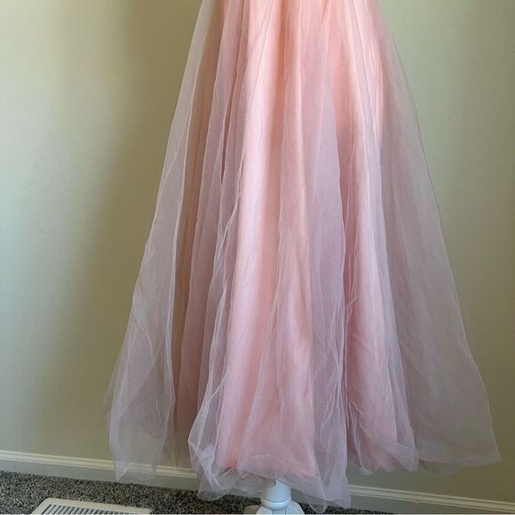 Hello Molly Pink Little Tulle Much Midi Halter Dress NEW Size 4 / Small - Picture 6 of 11